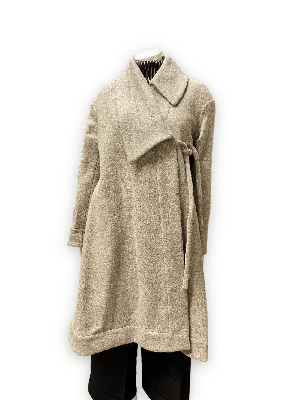 Vivienne Westwood Red Label Vintage Designer Asymmetrical Mohair & Wool Coat Mad